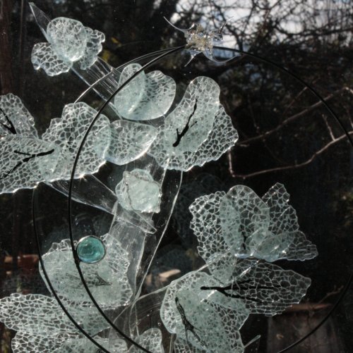 Fusing et grisaille - 30x30 cm